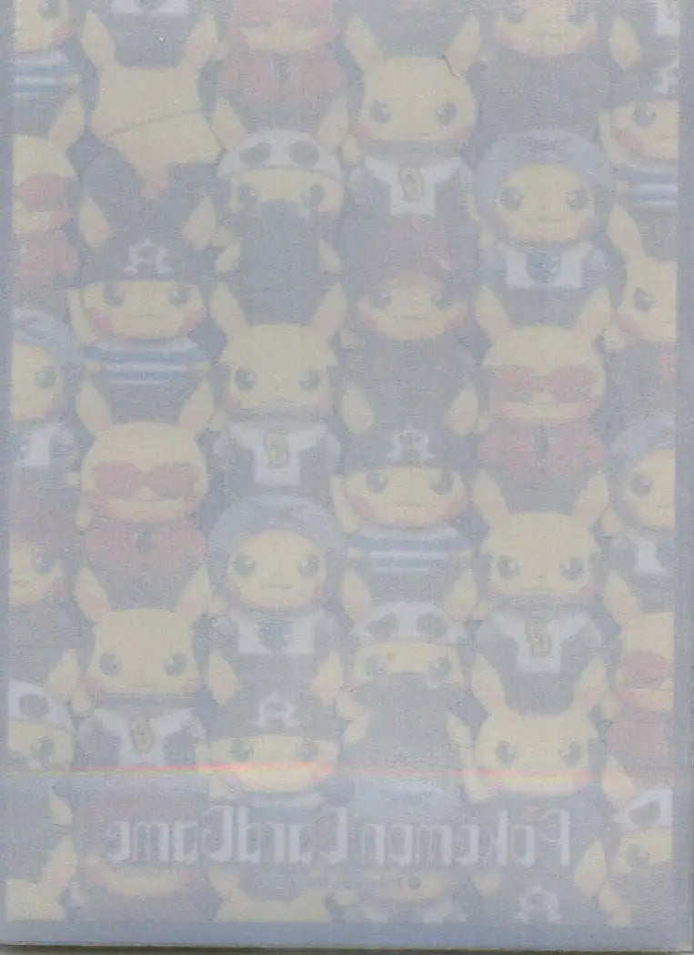 Pikachu Poncho Villains Individual Card Sleeve Pokemon Center Japan Original 1x - Card Supplies