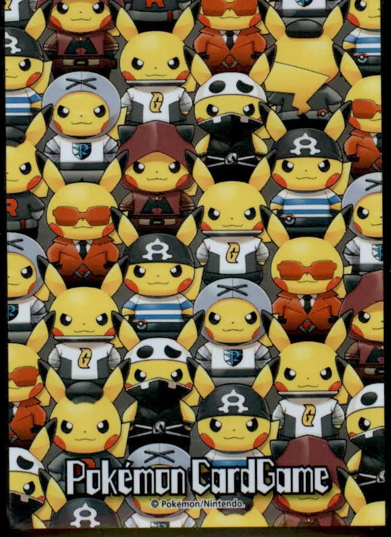 Pikachu Poncho Villains Individual Card Sleeve Pokemon Center Japan Original 1x - Card Supplies