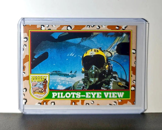 Pilot’s-Eye View 1991 Topps Desert Storm #24 Card