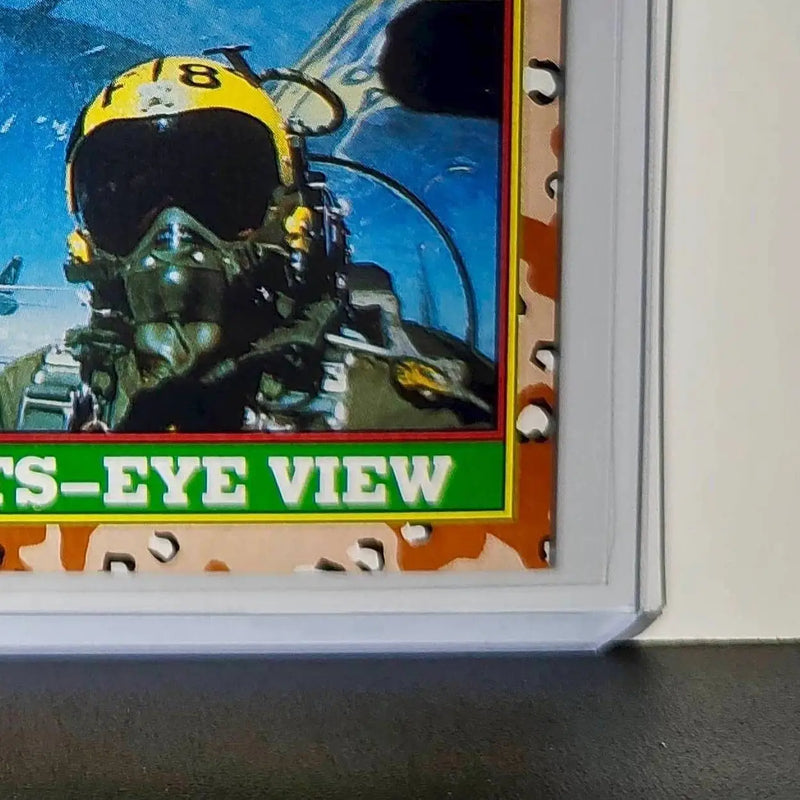Pilot’s-Eye View 1991 Topps Desert Storm #24 Card