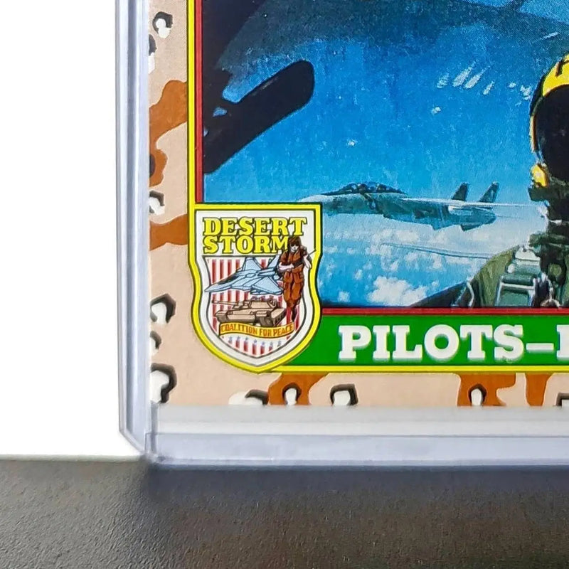 Pilot’s-Eye View 1991 Topps Desert Storm #24 Card