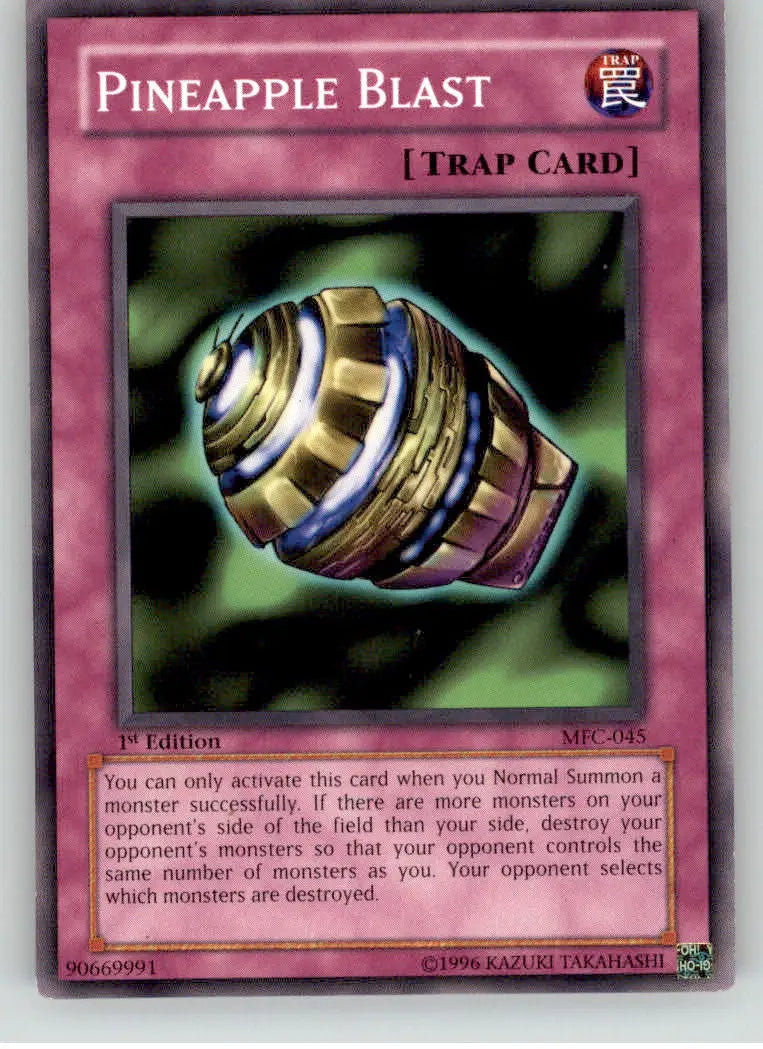 Pineapple Blast - Magician’s Force - MFC-045 - 1st Edition MP Yu-Gi-Oh - Yu-Gi-Oh! Card Single