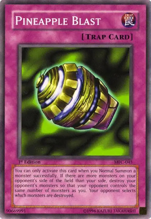 Pineapple Blast - Magician’s Force - MFC-045 - 1st Edition MP Yu-Gi-Oh - Yu-Gi-Oh! Card Single