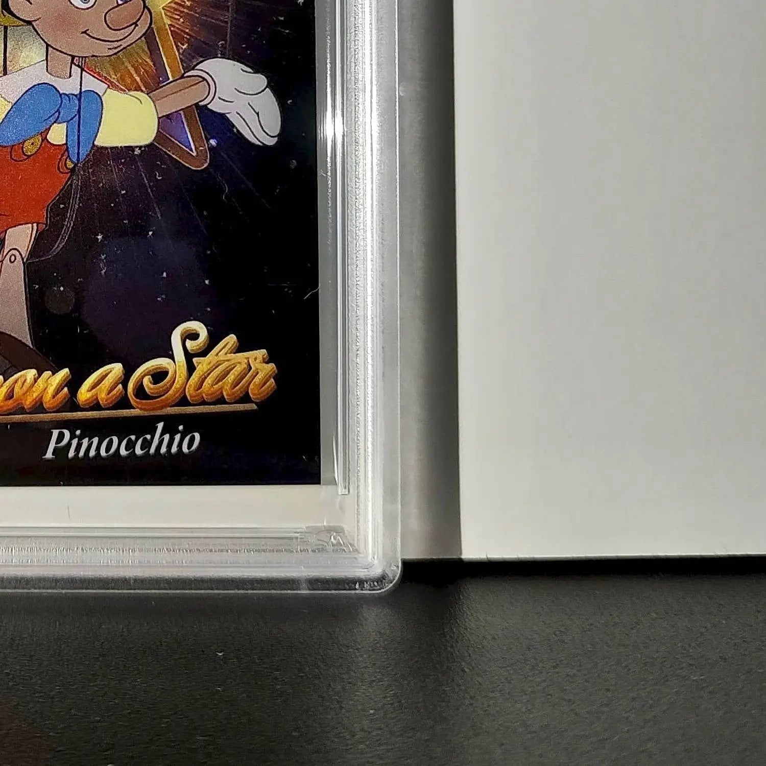 Pinocchio 2025 Topps Chrome Disney #W-1 Wish Upon A Star Die Cut Pinocchio PSA 8 - Non-Sports Card Single