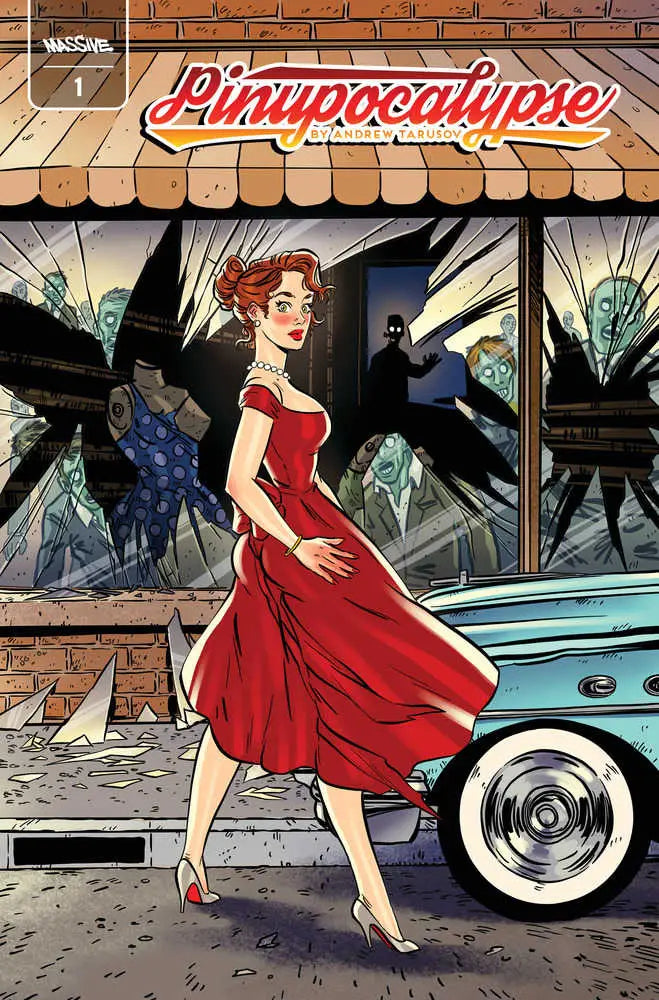 Pinupocalypse #1 (Of 6) Cover D The Walking Red Homage (Mature) - Comic Book