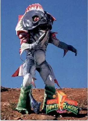 Piranhatishead - 1995 Collect-A-Card Power Rangers The New Season Hobby - #8 - Non-Sports Card Single