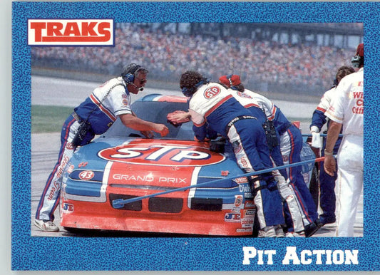 Pit Action - 1991 Traks Richard Petty - #42 - Racing - Racing Card Single
