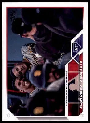 Pitcher’s Nightmare 2023 Topps #405 San Diego Padres - Baseball Card Single