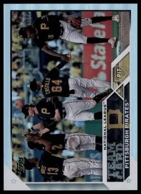 Pittsburgh Pirates 2023 Topps Rainbow Foil #430 Pittsburgh Pirates - Baseball Card Single