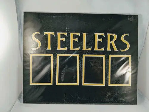 Pittsburgh Steelers 4 Trading Card Holder Wall Plaque 14’’ x 11’’ - Display Case
