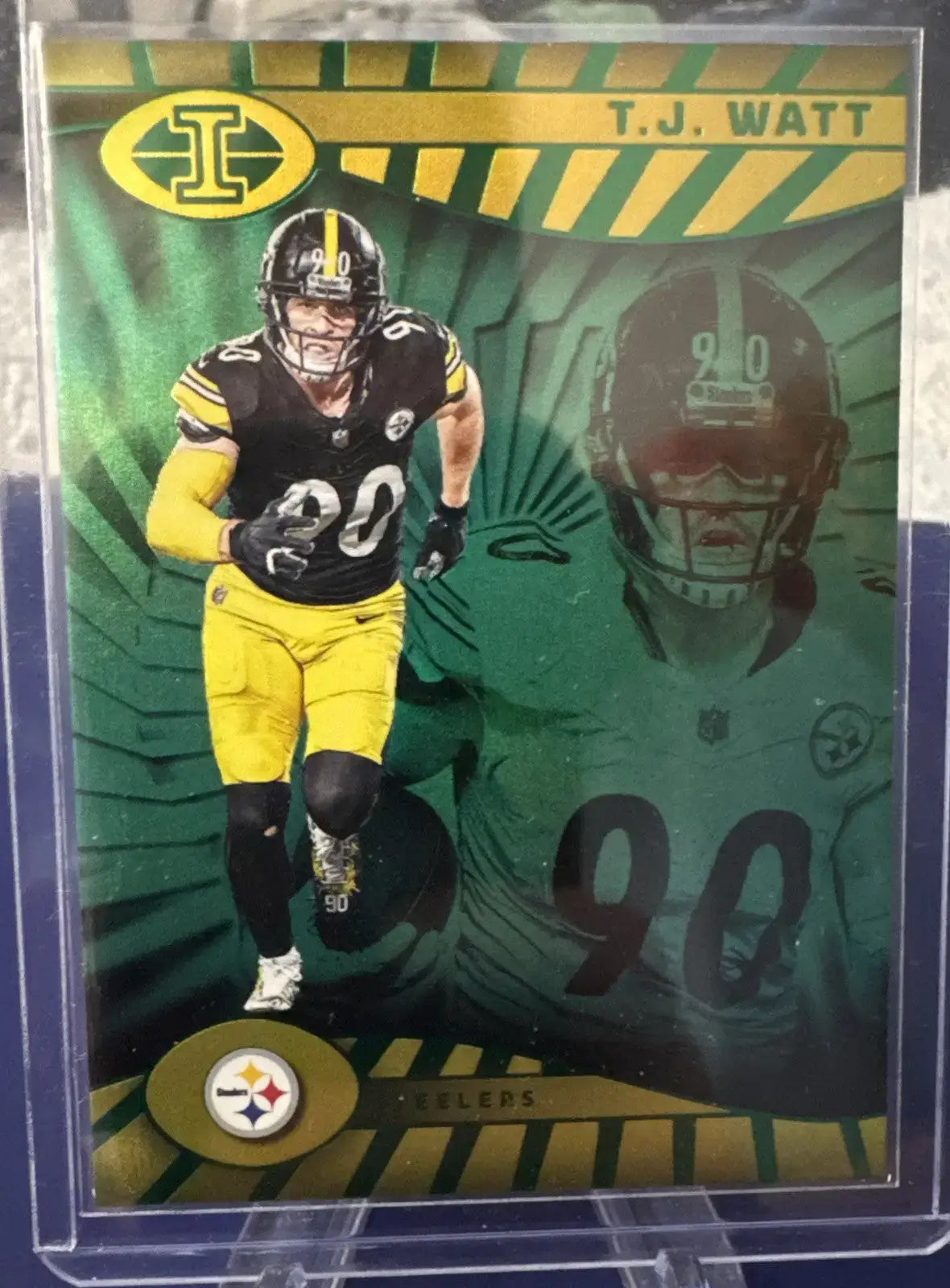 Pittsburgh Steelers Lot Emerald 2024 Panini Illusions Wilson Harris Watt - Football Card Single