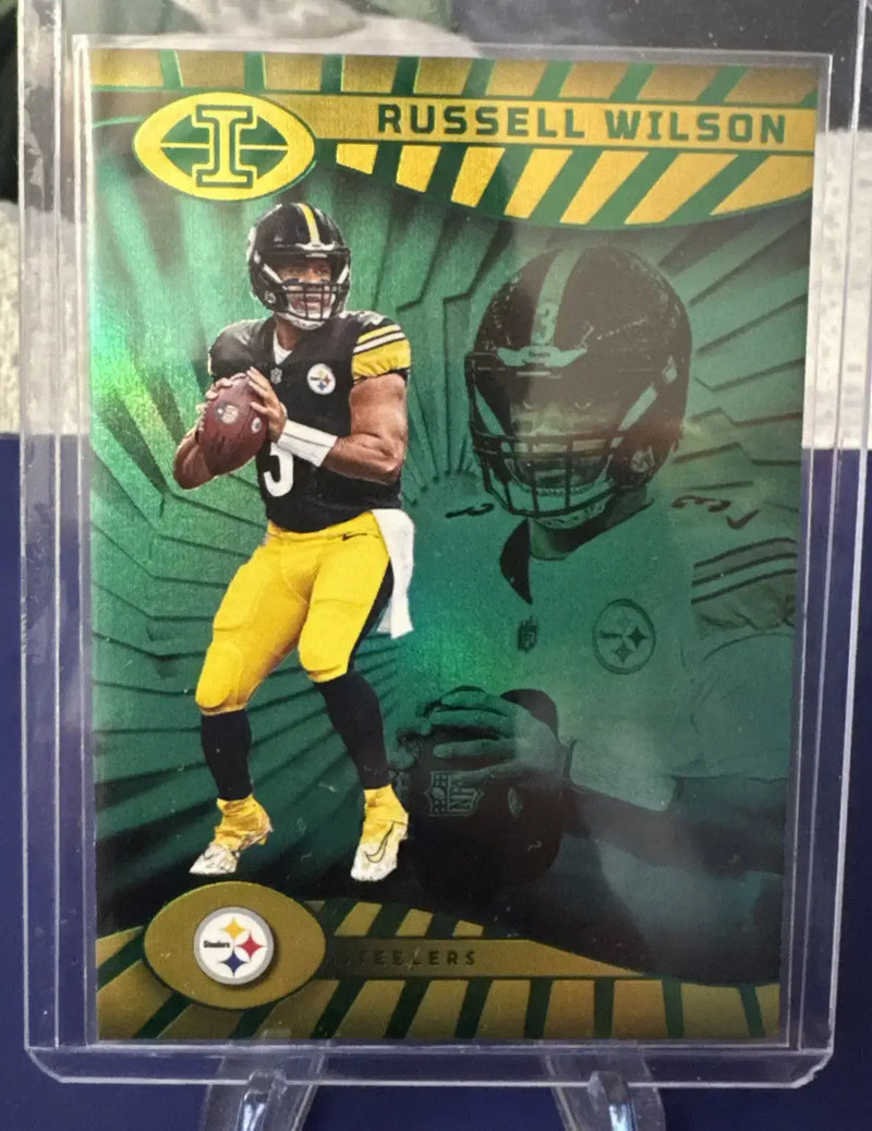 Pittsburgh Steelers Lot Emerald 2024 Panini Illusions Wilson Harris Watt - Football Card Single