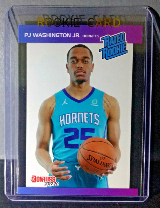 PJ Washington Jr 2019-20 Panini NBA #11 Rated Rookie Retro Card 1/3431 - Basketball Card Single