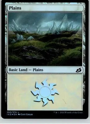 Plains - Ikoria: Lair of Behemoths - 260 - Foil NM Magic: The Gathering - Magic Card Single