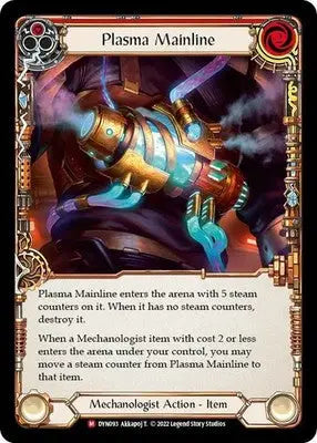 Plasma Mainline - Dynasty - DYN093 - Cold Foil NM Flesh and Blood - TCG Card Single
