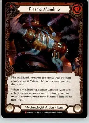 Plasma Mainline - Dynasty - DYN093 - Cold Foil NM Flesh and Blood - TCG Card Single