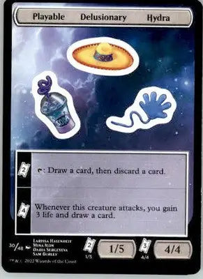 Playable Delusionary Hydra - Unfinity - 30 - Normal NM - Magic Card Single