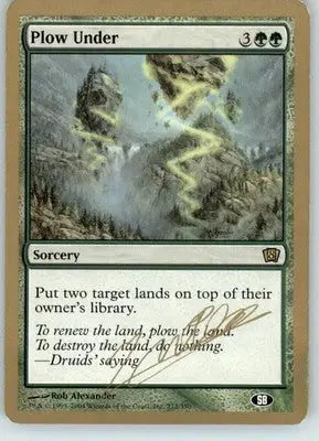 Plow Under 2004 Julien Nuijten (8ED) (SB) - World Championship Decks - MP - # - Magic Card Single