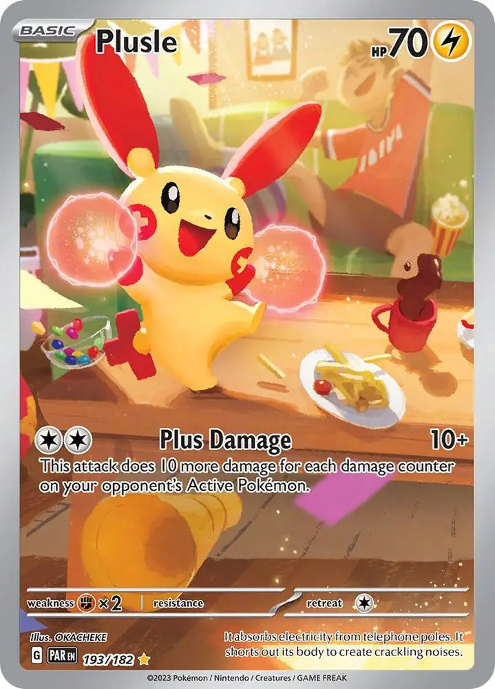 Plusle (193/182) [Scarlet & Violet: Paradox Rift] - Pokémon Card Single