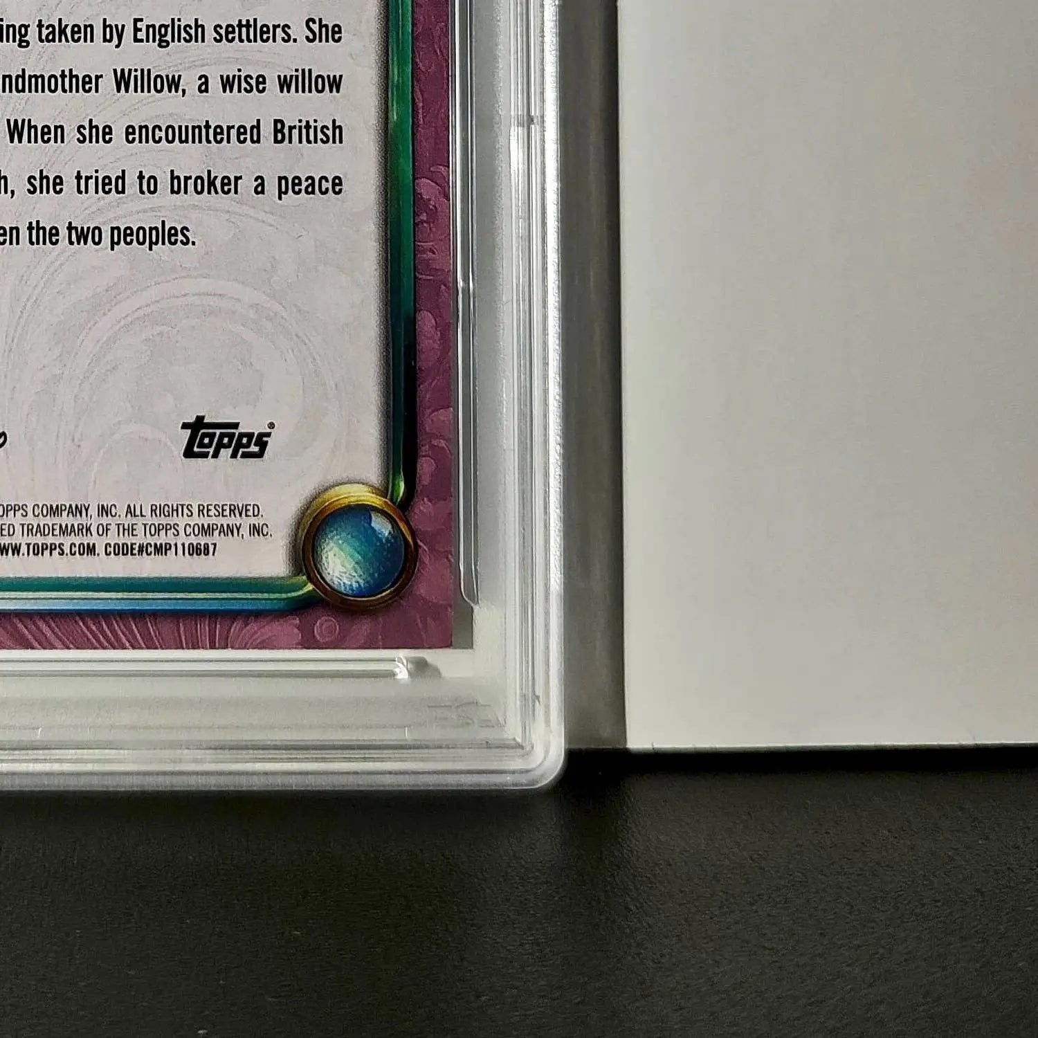 Pocahontas 2025 Topps Disney Cartoon Princess #157 Card Pocahontas PSA 9 - Non-Sports Card Single