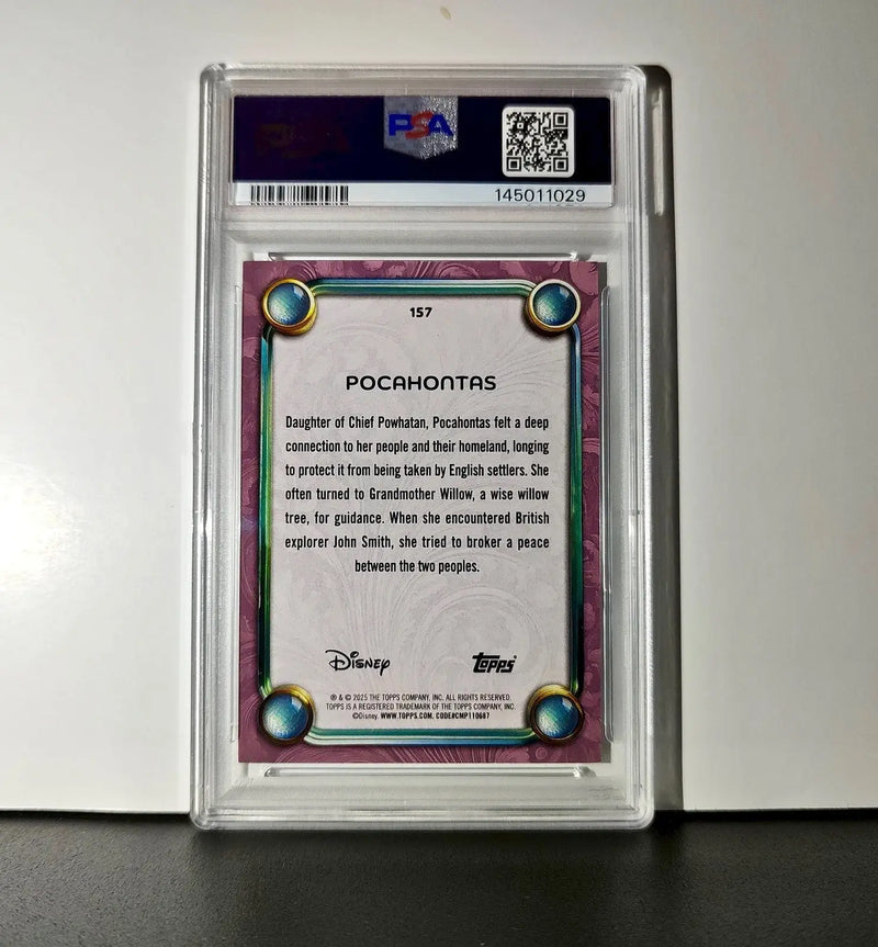 Pocahontas 2025 Topps Disney Cartoon Princess #157 Card Pocahontas PSA 9 - Non-Sports Card Single