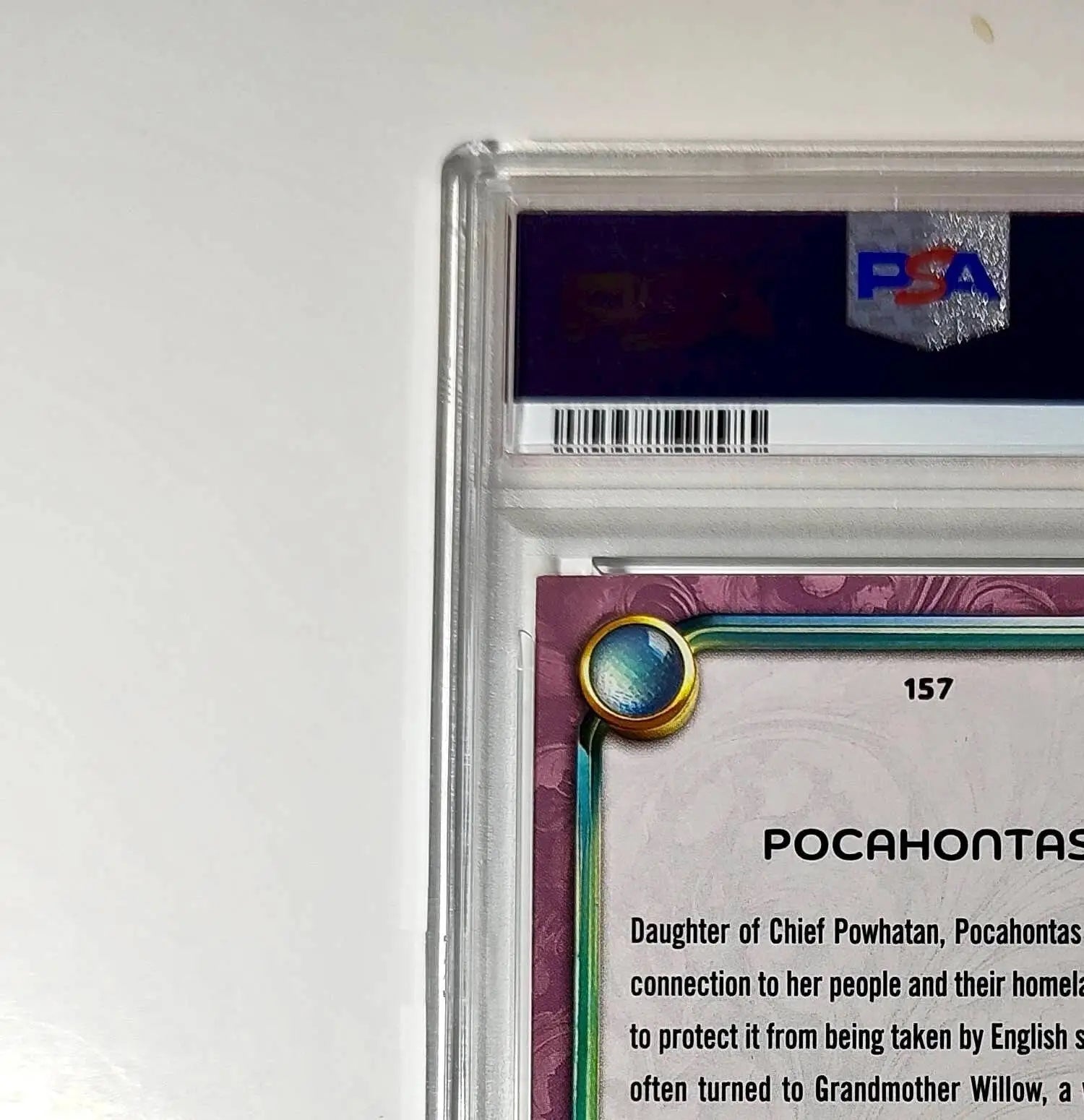 Pocahontas 2025 Topps Disney Cartoon Princess #157 Card Pocahontas PSA 9 - Non-Sports Card Single