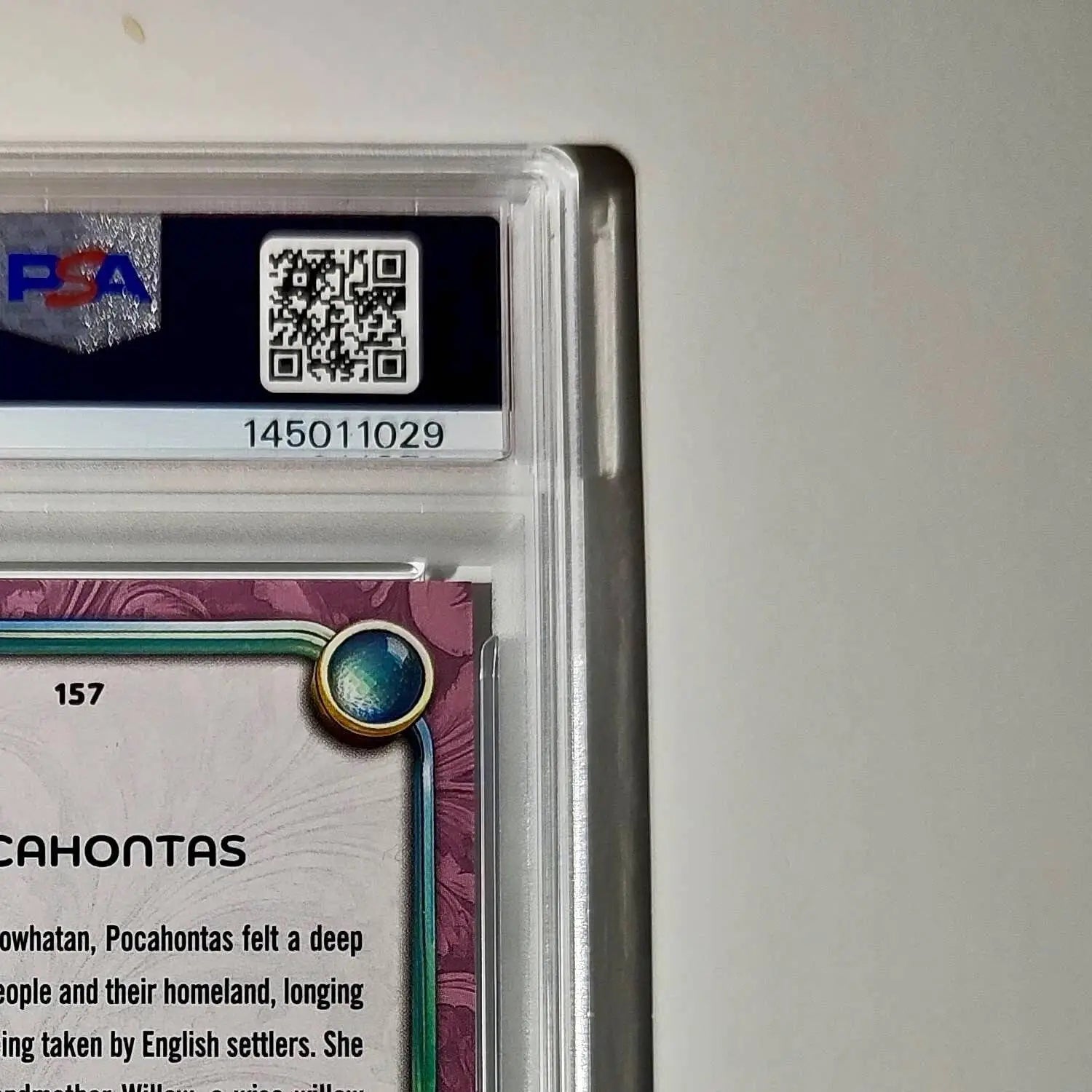 Pocahontas 2025 Topps Disney Cartoon Princess #157 Card Pocahontas PSA 9 - Non-Sports Card Single