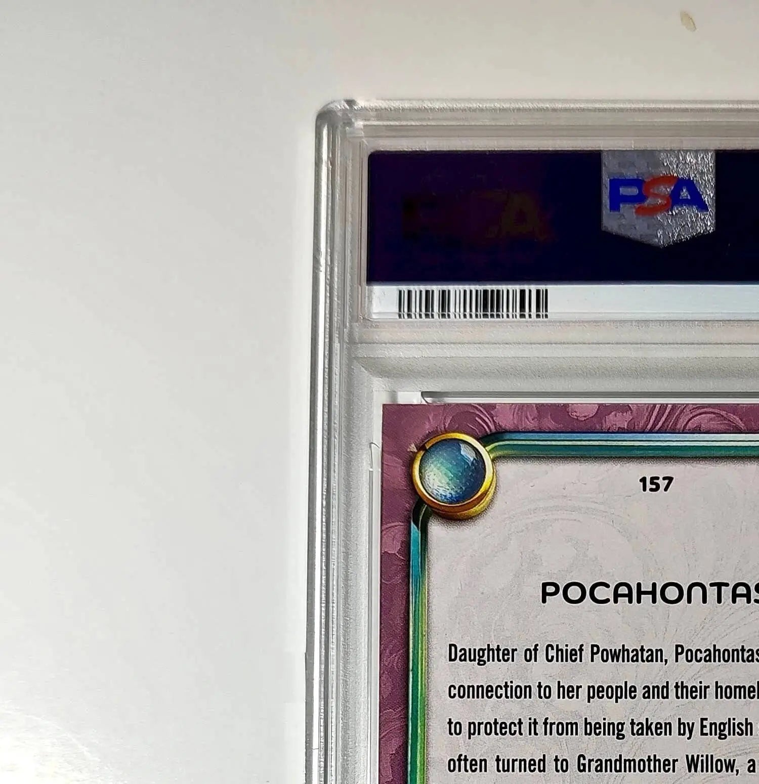 Pocahontas 2025 Topps Disney Cartoon Princess #157 Card Pocahontas PSA 9 MT - Non-Sports Card Single