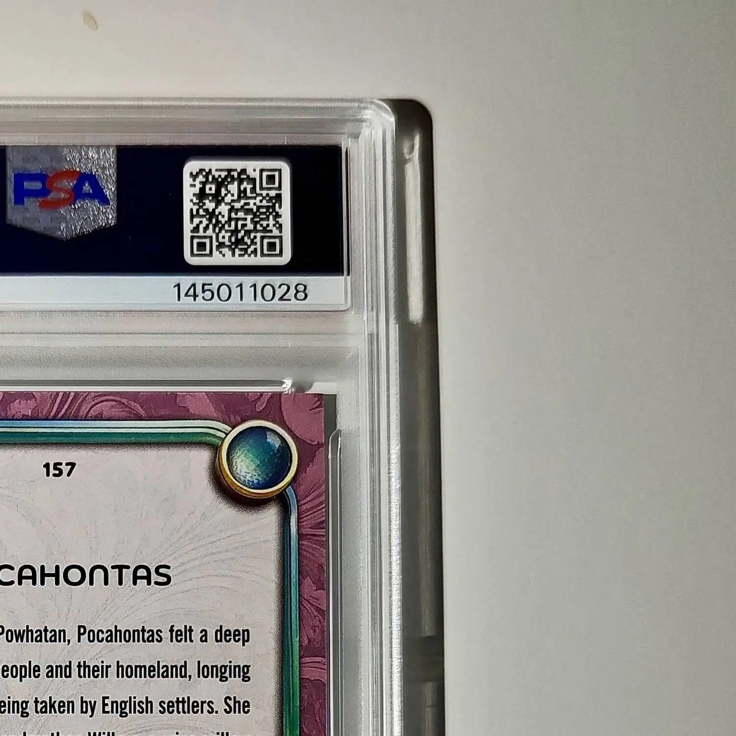 Pocahontas 2025 Topps Disney Cartoon Princess #157 Card Pocahontas PSA 9 MT - Non-Sports Card Single