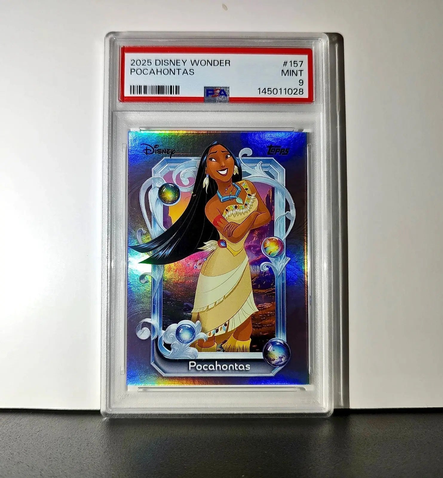 Pocahontas 2025 Topps Disney Cartoon Princess #157 Card Pocahontas PSA 9 MT - Non-Sports Card Single