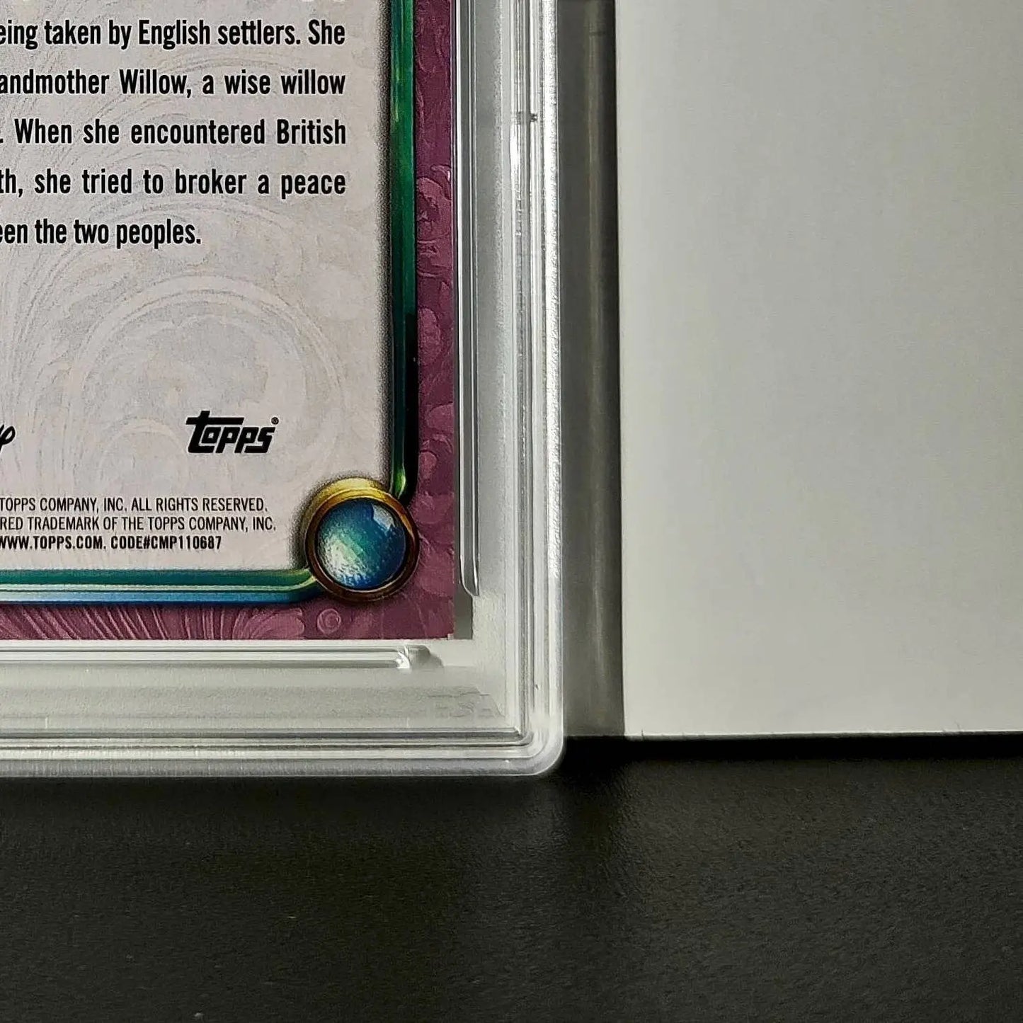 Pocahontas 2025 Topps Disney Cartoon Princess #157 Card Pocahontas PSA 9 MT - Non-Sports Card Single