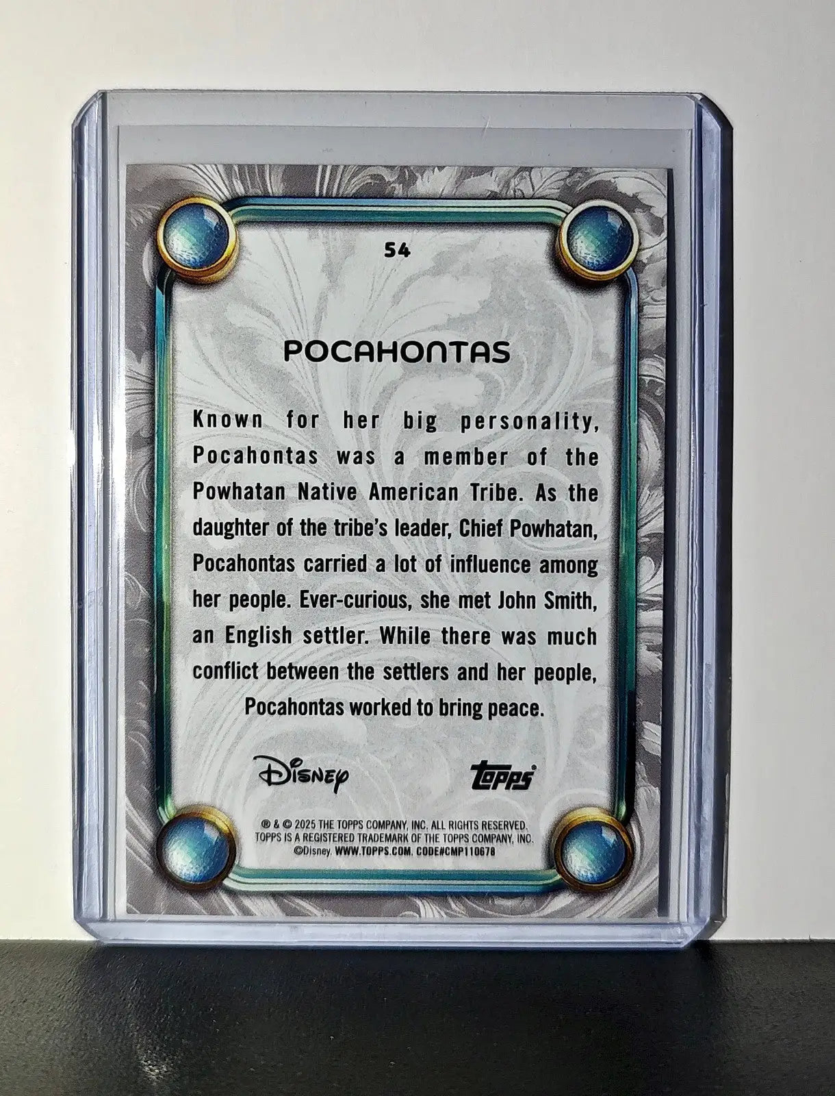 Pocahontas 2025 Topps Disney Wonder #54 Card Pocahontas - Non-Sports Card Single