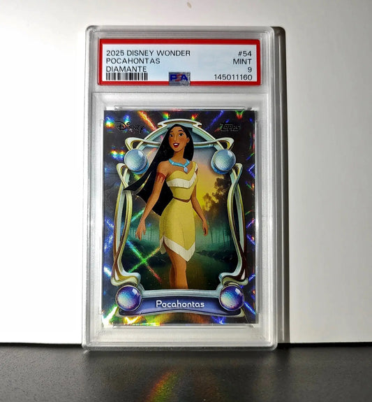 Pocahontas 2025 Topps Disney Wonder #54 Winter Variant Card Pocahontas PSA 9 - Non-Sports Card Single