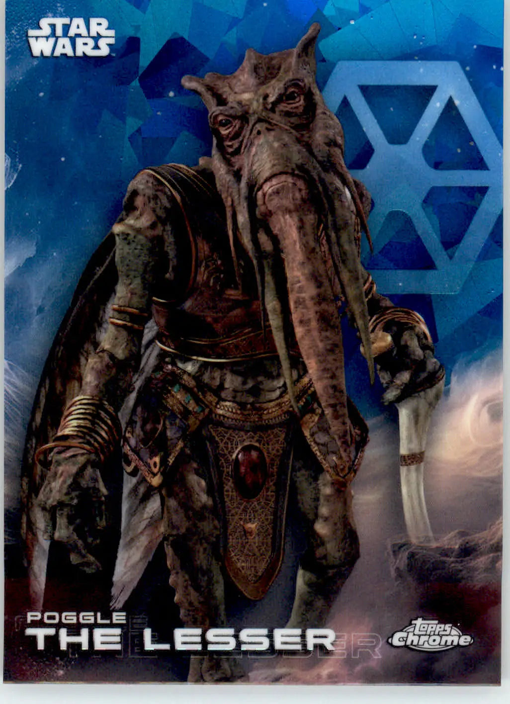 Poggle the Lesser - 2025 Topps Chrome Star Wars Sapphire - #146 - Non_sport - Star Wars Card Single