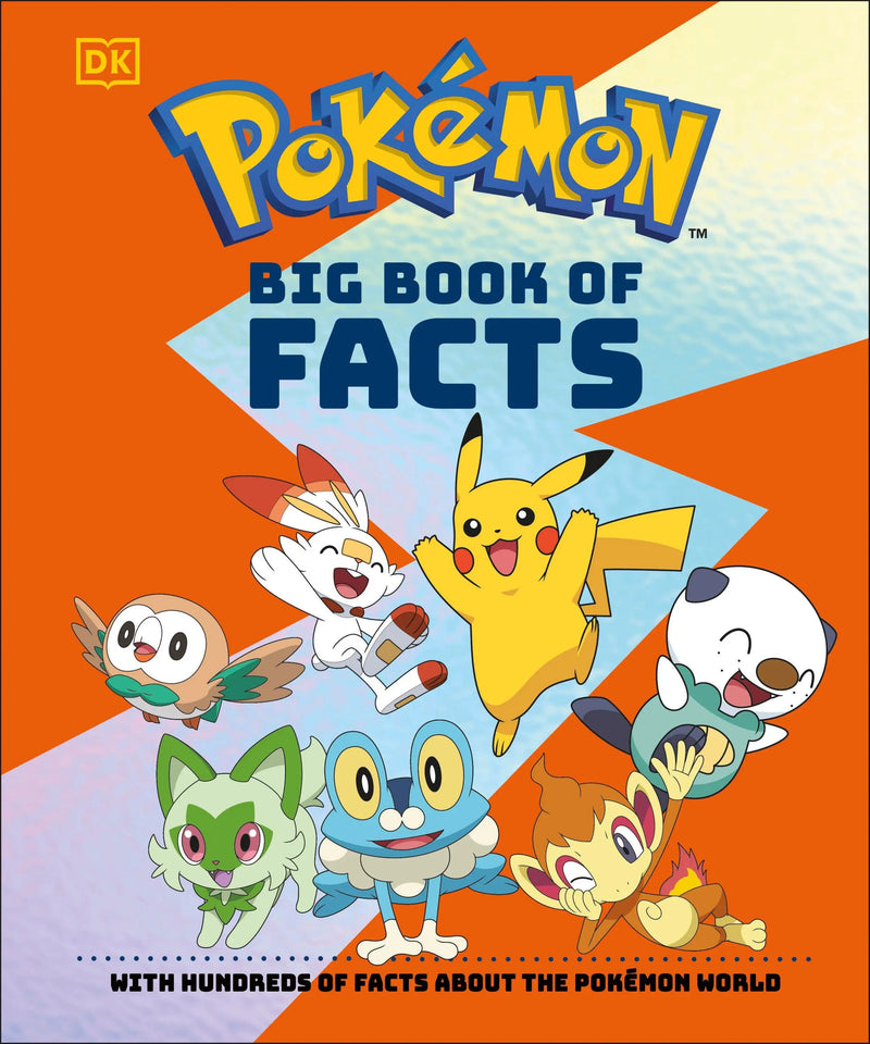 Pokémon Big Book Of Facts showcasing a colorful Pok mon facts book for fans