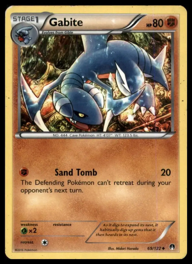 Pokemon Breakpoint TCG Gabite #69 Uncommon Regular 2020 - Pokémon Card Single