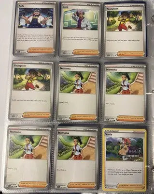 Pokemon trading card binder collection with 257 cards in a durable card binder