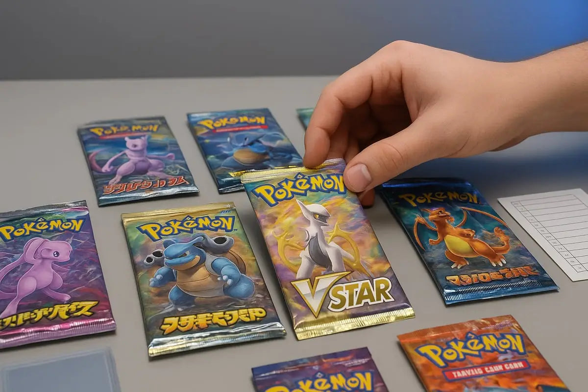 Collection of Pokemon booster packs in 2026 guide