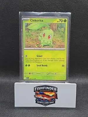 Pokémon Chikorita (Cosmos Holo) Common 008/217 ASC Ascended Heroes - Pokémon Card Single