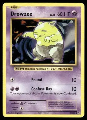 Pokemon Drowzee #49/108 2016 Evolutions - Pokémon Card Single