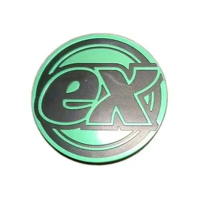 Pokemon EX Green Holo Jumbo 2’’ Collectors Flip Coin League Battle Deck - Coins & Currency
