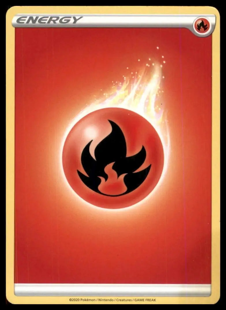 Pokemon Fire Energy 2020 TCG Trading Card - Pokémon Card Single
