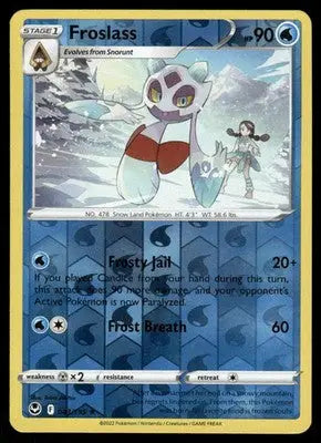 Pokemon Froslass #43/195 2022 Silver Tempest - Pokémon Card Single