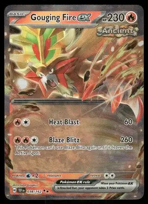 Pokemon Gouging Fire #038/162 Sv05: Temporal Forces