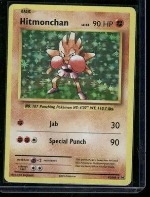 Pokemon Hitmonchan #62/108 2016 Evolutions - Pokémon Card Single