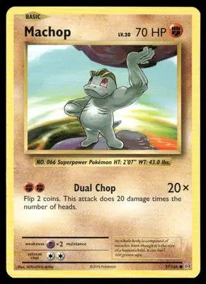 Pokemon Machop #57/108 2016 Evolutions