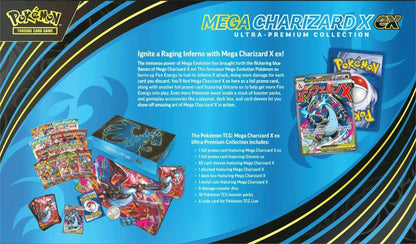 Pokémon Mega Charizard X EX Ultra-Premium Collection Box | Columbia Sports Cards - Sports Card Hobby Boxes