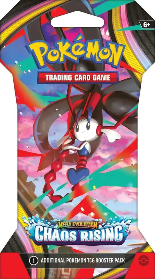Pokemon Mega Evolution: Chaos Rising Sleeved Booster Pack | Columbia Sports Cards - Pokémon Card Box