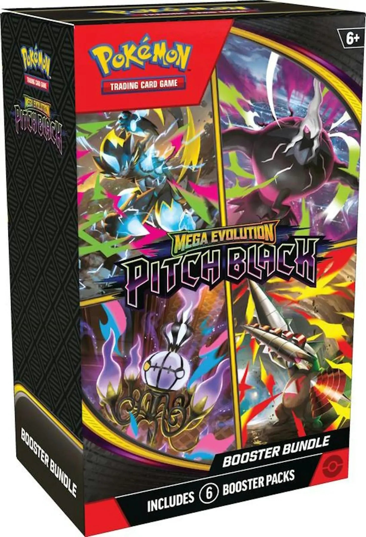 Pokemon: Mega Evolution Pitch Black 6-Pack Booster Bundle - Pokémon Card Box