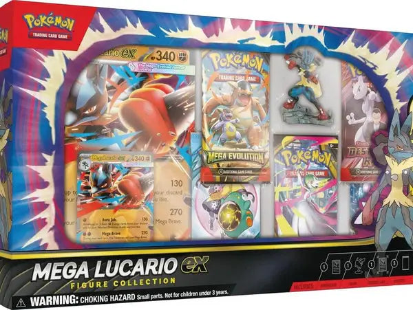 Pokemon Mega Lucario EX Figure Collection Box | Columbia Sports Cards - Sports Card Hobby Boxes